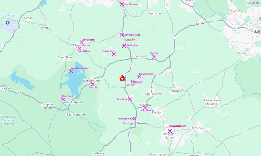 Willow Ridge - A Large Country House With 3 Rental Rooms Clutton Dış mekan fotoğraf